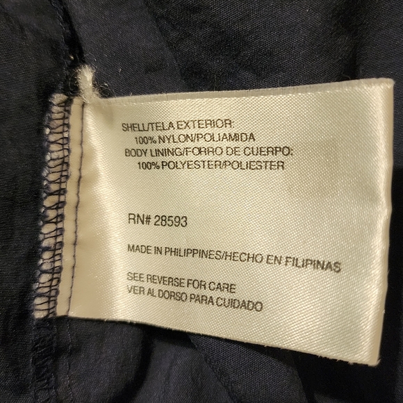 Vintage Members Only Blue Pull Over Nylon Jacket Size Medium - Picture 12 of 13